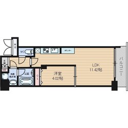 プレジオ鎗屋町の物件間取画像